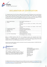 Сертификат соответствия березовой фанеры требованиям CANFER (Canada Formaldehyde Emissions from Composite Wood Products Regulation)
